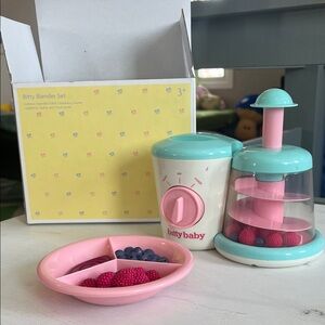 American Girl Bitty Baby Blender Set - Pink and Teal